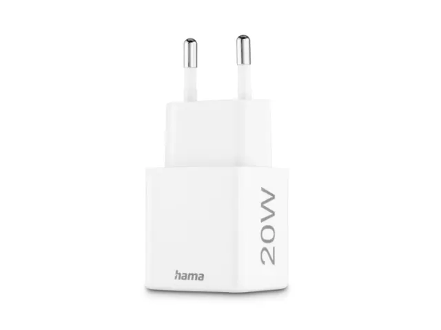 Oplader Hama USB-C/USB-A Mini PD 20W wit