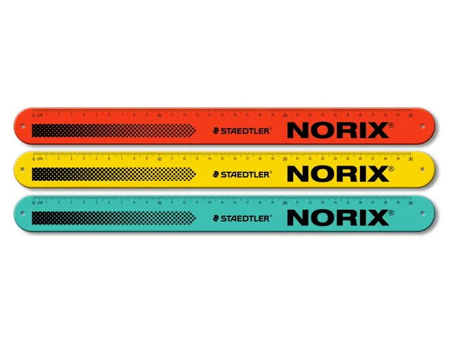 Kliklinaal Staedtler Norix 30cm assorti