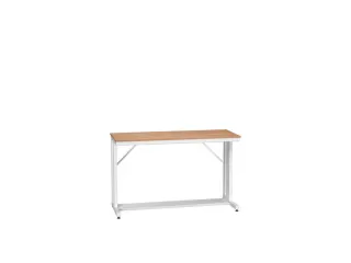 werkbank,HxBxD 930x1500x600mm,multiplexblad,C-voet,RAL7035 - 1
