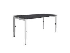 Bureau Linesto N3 hoogte instelbaar 140x80cm houtprint schaduw wit