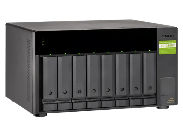 8x 2.5 inch/3.5 inch SATA, 1x USB 3.2 Gen 2 Type-C, 250 W PSU, 100-240
