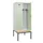 locker met bank,voor scheiding van kleding,HxBxD 2120x800x815mm,2vak