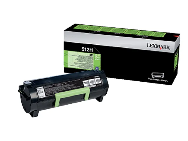 Cartouche toner Lexmark 51F2H00 prebate noir