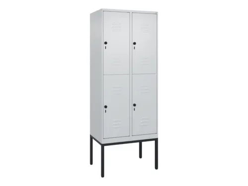 dubbeldekse locker,HxBxD 2120x800x500mm,2x2vak.,vak B 400mm