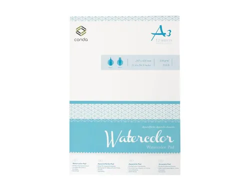 Aquarelblok Conda A3 230gr