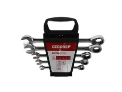 GEDORE R07105005 Combinatie ratel steeksleutelset SW8-19mm 5stuks