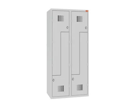 Z-garderobekast,HxBxD 1800x800x500mm,draaigrendel,romp RAL7035