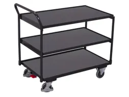 tafelwagen,draagverm. 250kg,3etage(s),laadvl. LxB 985x590mm,houtetage
