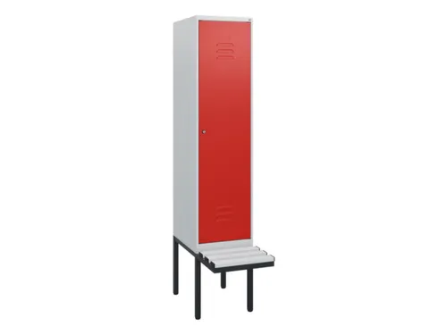 locker met bank,HxBxD 1950x400x815mm,1vak,vak B 400mm,cil.-slot
