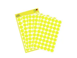 Etiket Avery Zweckform 3144 Rond Ø12mm Geel 270 Stuks