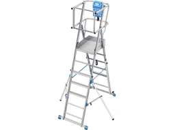 telescoop-platformladder,bordes HxBxD 150x500x600mm
