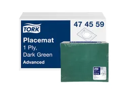 Tork 474559 Placemat Donkergroen Advanced 1-laags decor 42x30cm 2.500s