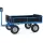 Handtrekwagens 6455l 1000kg 1600x900mm Multiplex Wanden Luchtbanden