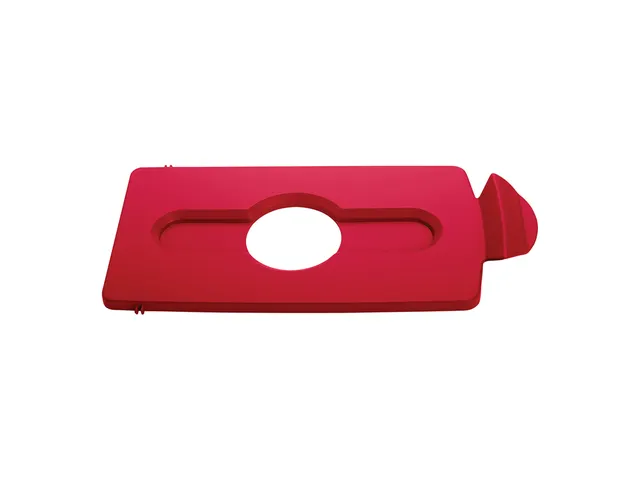 Deksel Flessen/blik Voor Slim Jim Recyclingstation Rood