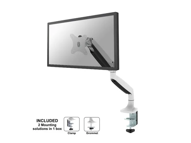 Newstar Monitorarm 1 Scherm 32 Inch Wit Gasveer