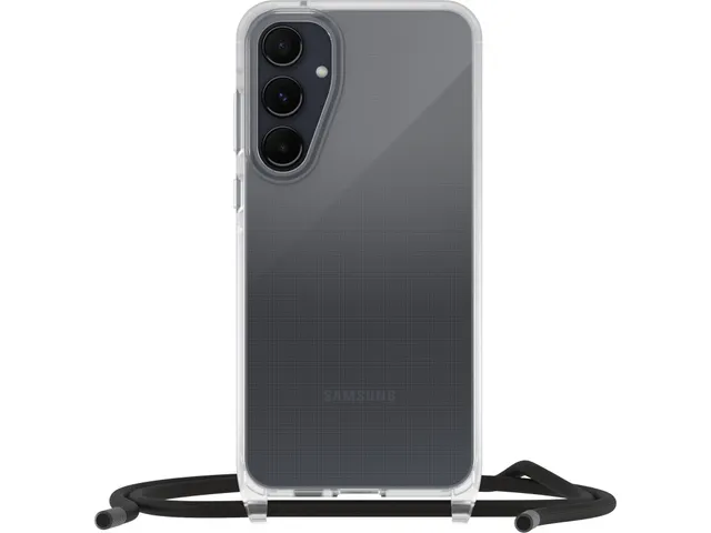 React Necklace Hoesje met koord Galaxy A55 5g transparant