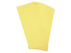 Tabstroken horiz180g perfo 105X240 geel