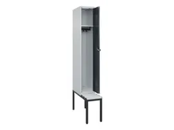 locker met bank,HxBxD 2120x300x815mm,1vak,vak B 300mm,draaigrendel