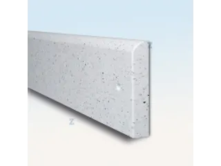 muurbescherming,v. binnen,HxLxD 150x2060x10mm,PE,graniet - 2