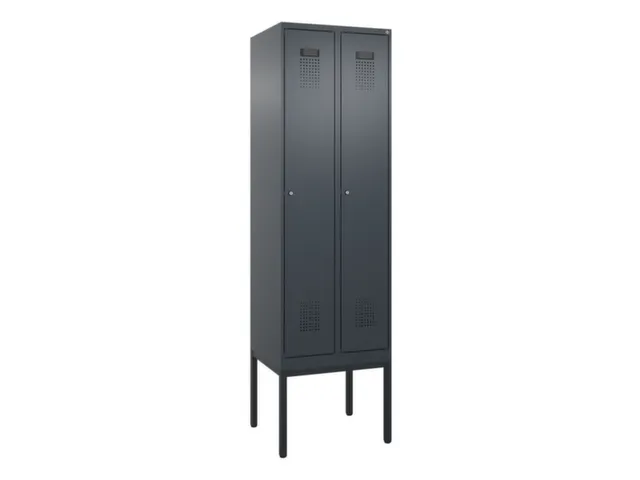 locker voor scheiding van kleding,HxBxD 2120x600x500mm,2vak