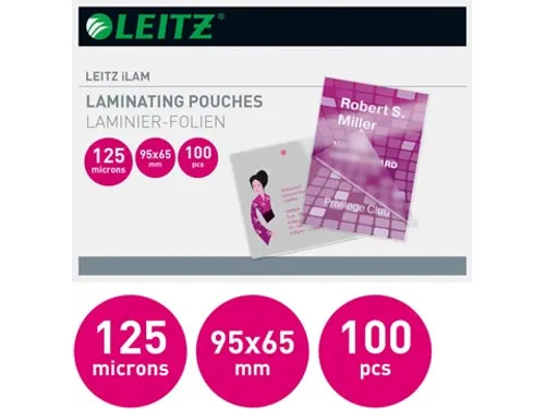 Leitz iLAM lamineerhoezen 65x95mm 125 micron 100 stuks