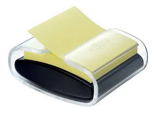 Memoblokdispenser 3M PRO voor Post-it Z-Notes 76x76mm transparant zwar - 1