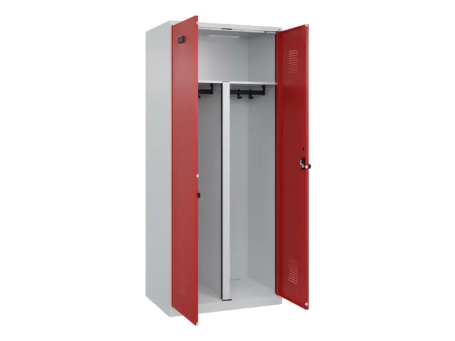 PBM-locker,HxBxD 1850x800x500mm,2vak,vak B 400mm,draaigrendel