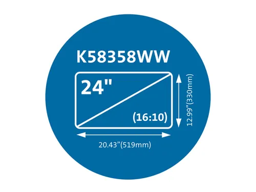 MagPro Monitor privacy filter 24 inch (16:10)