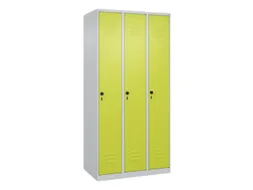 locker voor scheiding van kleding,HxBxD 1850x900x500mm,3vak