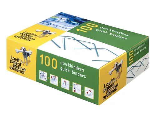Bundelbeugel Loeff's 1215 Quickbinder 100mm groen 100 stuks
