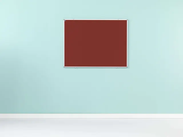 Prikbord Bulletin Rood 90x120cm Softline Profiel 16mm