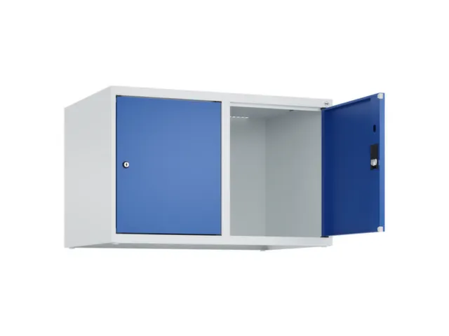opzetkast,v. locker,2vak.,vak B 400mm,HxBxD 500x800x500mm,vleugeldeur
