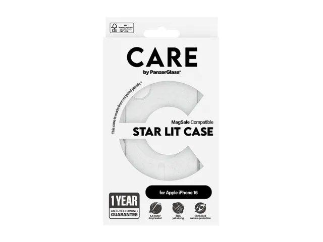 PanzerGlass CARE by PG White MagS iPhone16 6.1, Hoes, Apple, Apple - i