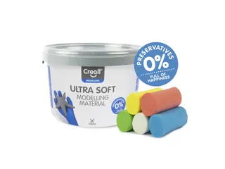 Klei Creall Play-it Ultra soft rood/blauw/groen/geel/wit 1100gram - 3