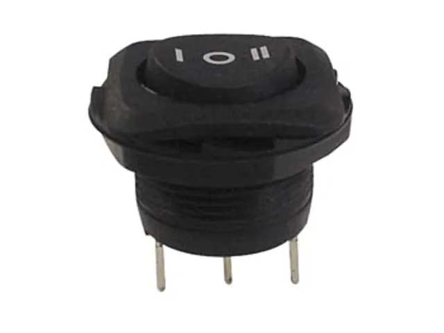 Vermogen Rockerschakelaar 5A-250V Spdt On-Off-On