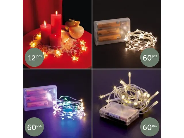 Pakket Kerstverlichting "Warme Wintertaferelen"