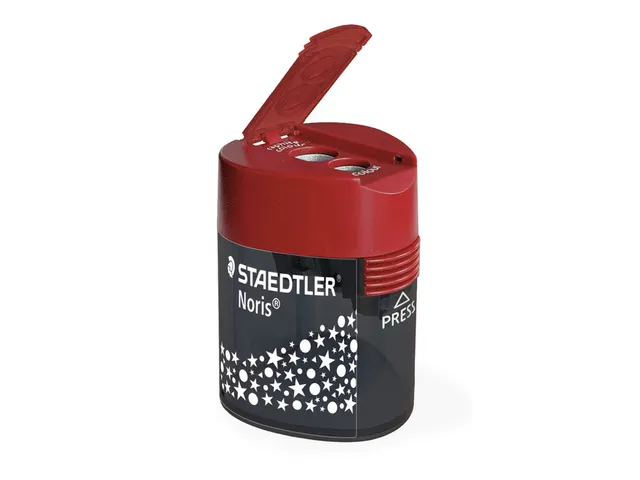 Puntenslijper Staedtler Noris 2gaats grijs/rood