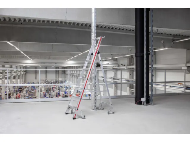 Verrijdbare Treden-Platformladder,Eenzijdig,6Verstevigde Treden