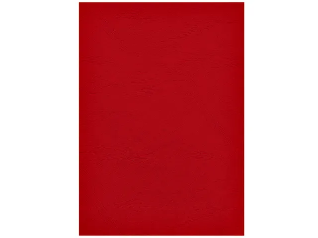 Voorblad Fellowes A4 lederlook rood 100stuks