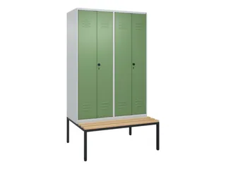 locker voor scheiding van kleding,HxBxD 2120x1200x815mm,4vak - 1