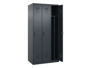 locker voor scheiding van kleding,HxBxD 1850x900x500mm,3vak - 1