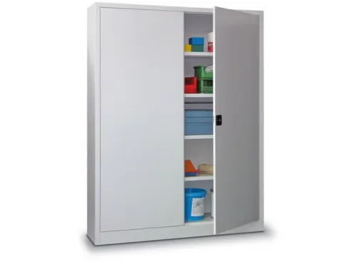 grootvolumekast met openslaande deuren,RAL7035,front RAL3000