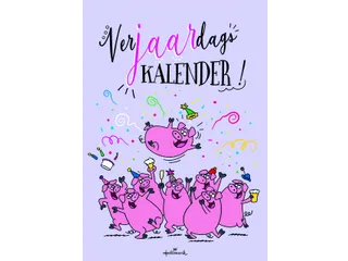Verjaardagskalender kort Leo Immerzeel 21x30cm - 1