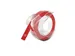 Labeltape Dymo rol 9mmx3M glossy vinyl prof rood 520102
