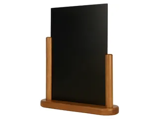Krijtbord Securit Elegant 21x28x7cm teak hout - 1
