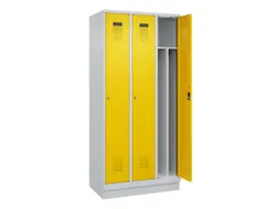 locker voor scheiding van kleding,HxBxD 1950x900x500mm,3vak