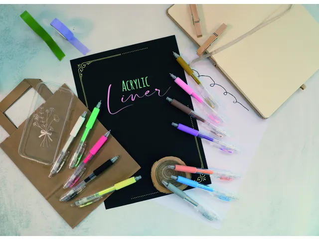 Acrylliner Online classic assorti 6 stuks