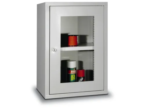 Hangkast 600x400x300mm Achterwand Glad Ral 7035 Front Ral 7035