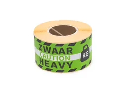 Verpakkingsetiketten 46x125mm Op Rol Heavy 250 Stuks