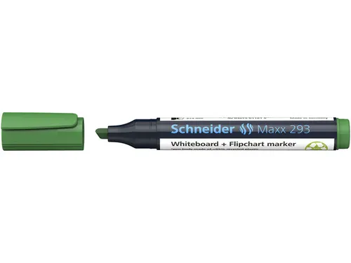 Boardmarker Schneider Maxx 293 beitelpunt 2-5 mm groen